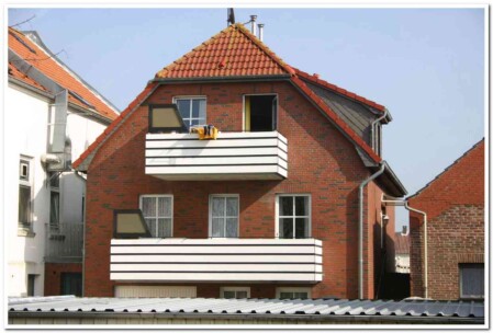 Haus Schleusenblick - Balkone für die Wohnungen im EG/OG